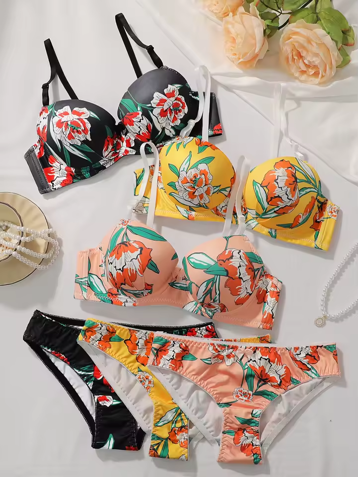 Combo Of 6 Bra & panties Sets imported